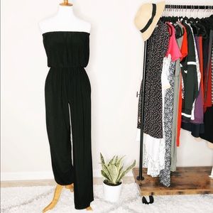 Unbranded Strapless Black Jumpsuit